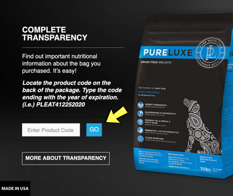 What Is Transparency Pureluxe Pet Food Natural Healthy Food For Your Pets