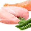 turkey-salmon-peas